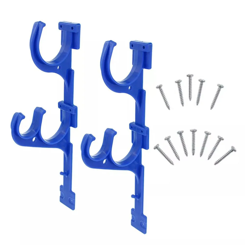 

Holder Pool Hook Fittings For Poles Accessories Organizing Pool Pole Hanger Replacement Set Swimming Pool 2pcs