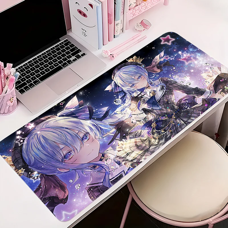 

Mouse Pad Hololive Hoshimachi Suisei Gaming Kawaii Girl Accessories Gamer Keyboard Desk Mat Non-Slip Laptop Notebook Mousepad