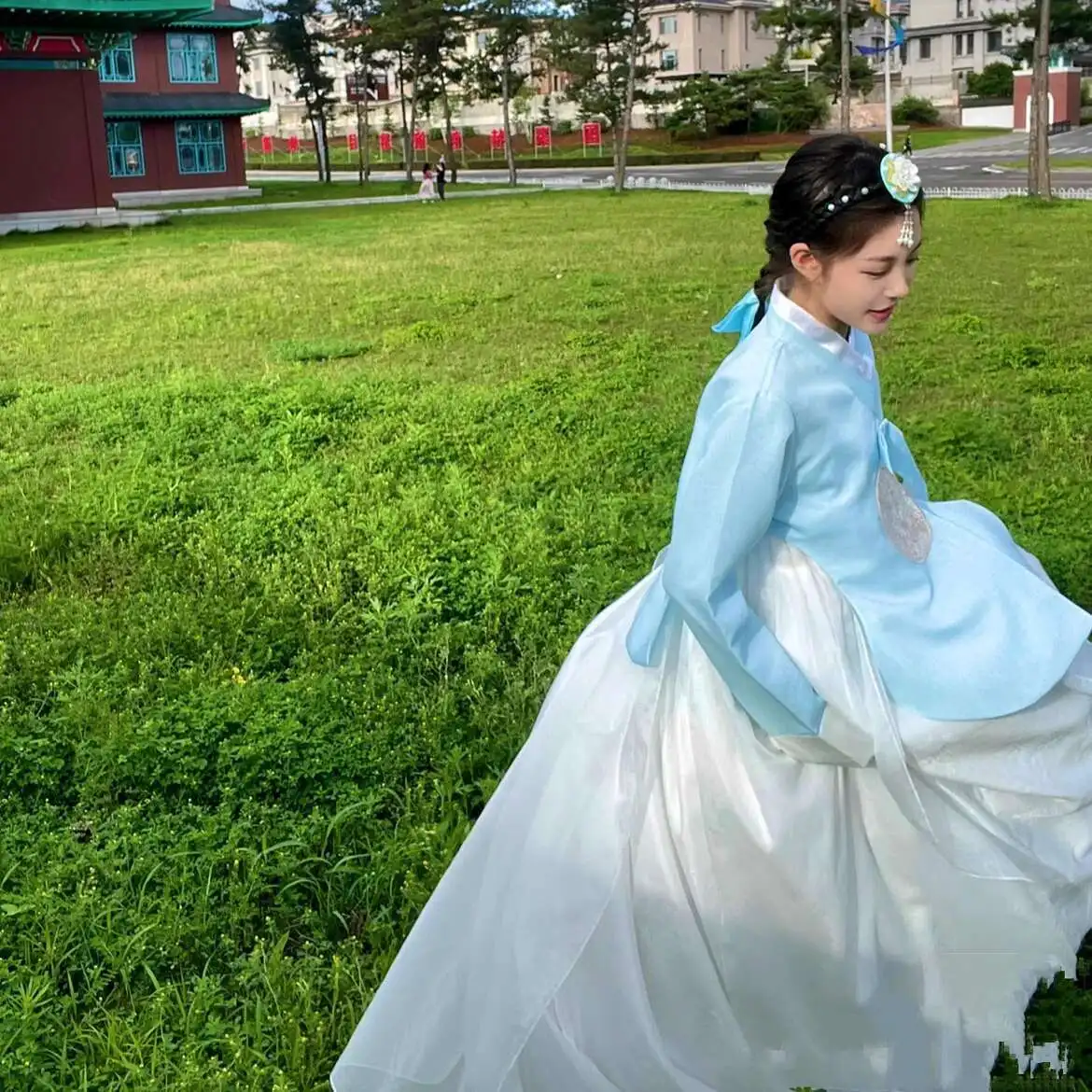 2026 New Korean Clothing For Women High-end Genuine Hanbok Yanji Internet Celebrity Photography Studio Palace Daily Dress