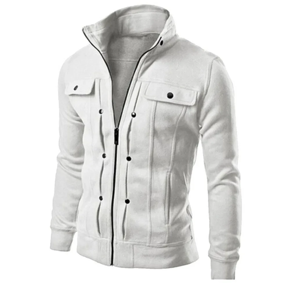 Fashion Sports Sweater Jacket Men\'s Slim Fit Casual Sweater Jacket