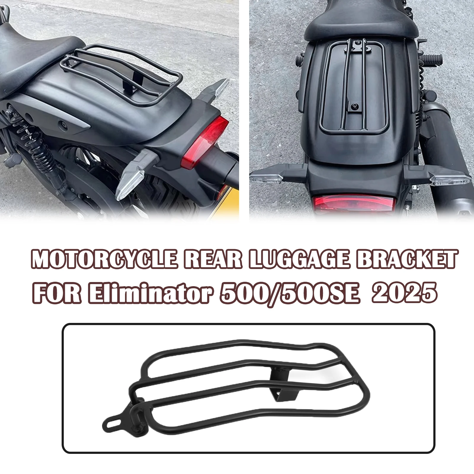 

For Kawasaki Eliminator 500 500 SE 2024-2025 New Motorcycle Accessories Rear Solo Seat Luggage Rack Support Shelf Elimina 500 SE