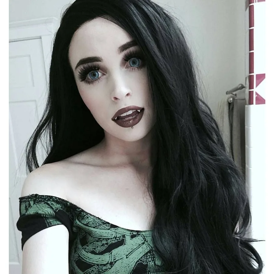 IMSTYLE 26 بوصة أسود الدانتيل شعر مستعار أمامي طبيعي طويل متموج شعر مستعار اصطناعي لحفلة تنكرية للهالوين زي الحدث المرحلة لكل #3