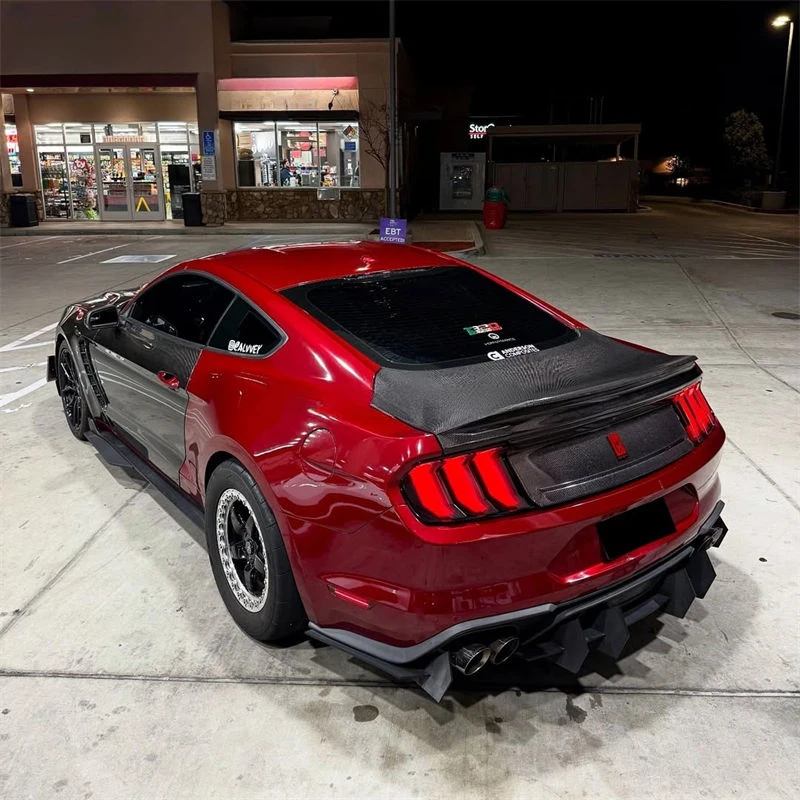 

Mustang Carbon Fiber Trunk with Spoiler, CSL Style Upgrade, Fit for Mustang 2014-2023 Models