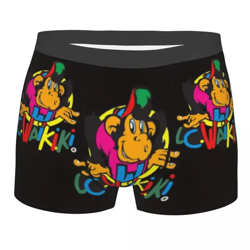 Lc Waikiki Monkey Essential T-Shirt Men Boxer Briefs Underpants Highly Breathable Top Quality Birthday Gifts