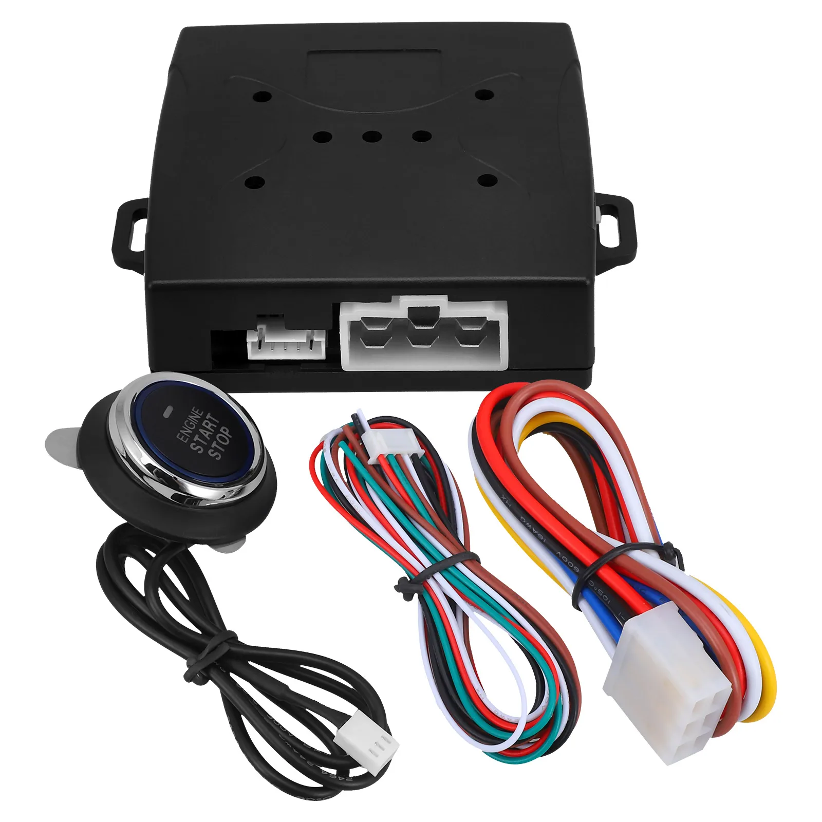 

1 set 1 Set Universal Car Ignition Switch Push Button Start Stop Engine Replacement Kit Remote Starter Easy Install Fuel