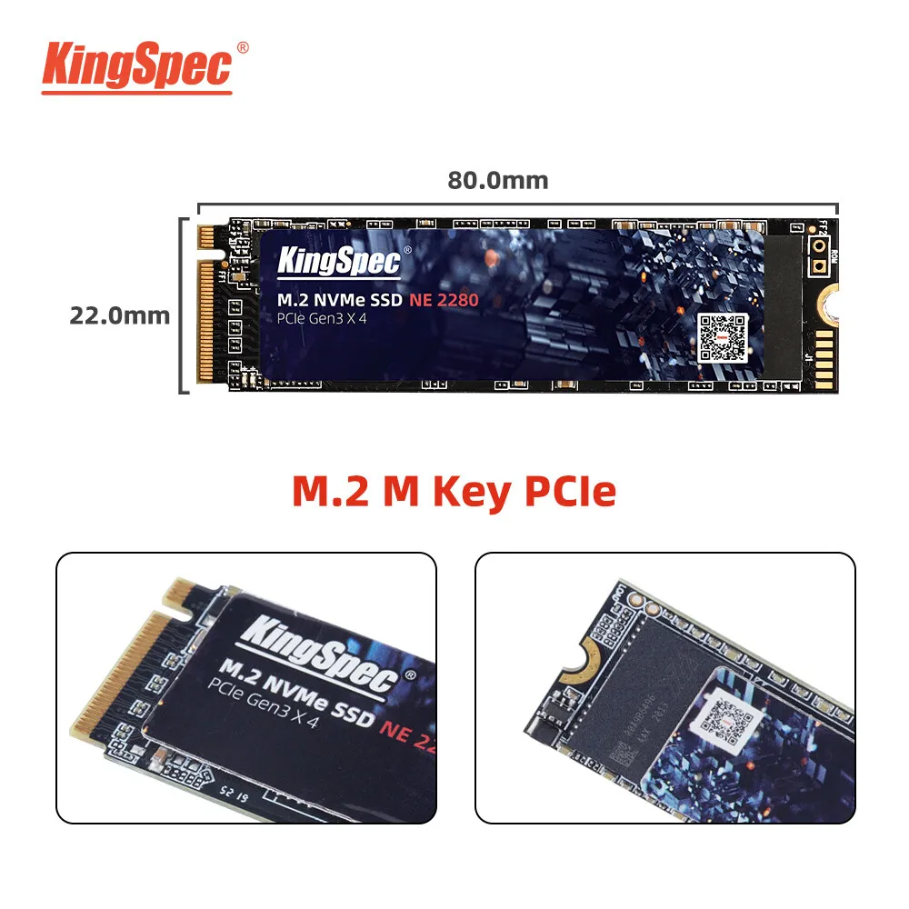 KingSpec SSD M2 NVME 512GB 1TB Internal Hard Disk PCIe3.0 NVME SSD