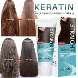Keratin Hair Straightening Cream for Smoothing Hair Professional Keratin for Permanent Straightening Crema Alisadora De Cabello