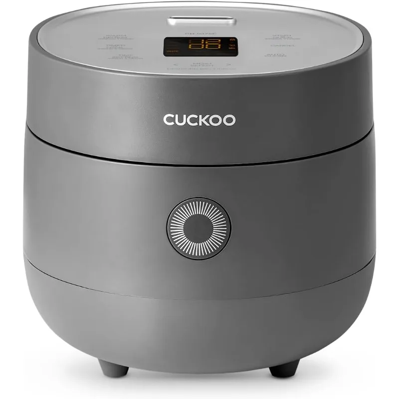 

CUCKOO Rice Cooker 3 Cup Uncooked / 6 Cup Cooked, Modern Fuzzy Logic Rice Cooker Small with Delay Timer & Keep Warm Setting