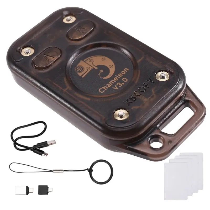 

A37T-Chameleon V3.0 RFID Smart Chip Reader Smart Card Emulator ID IC 125Khz 13.56Mhz Tag Copyer Reader Writer+4XUID Card