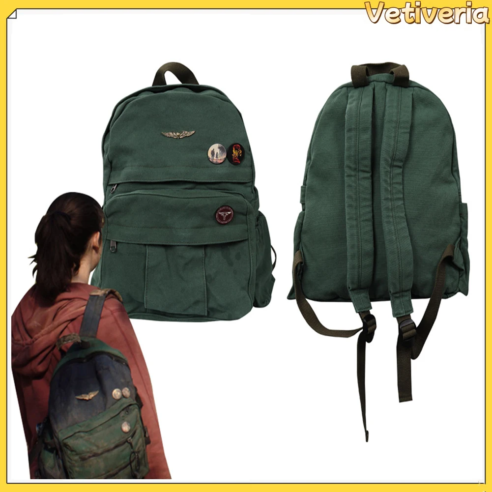 Ellie Bag Backpack The Last of Cosplay School Bag Us Adult Kids Men Women Halloween Carnival Party Props Cosplay Accessories