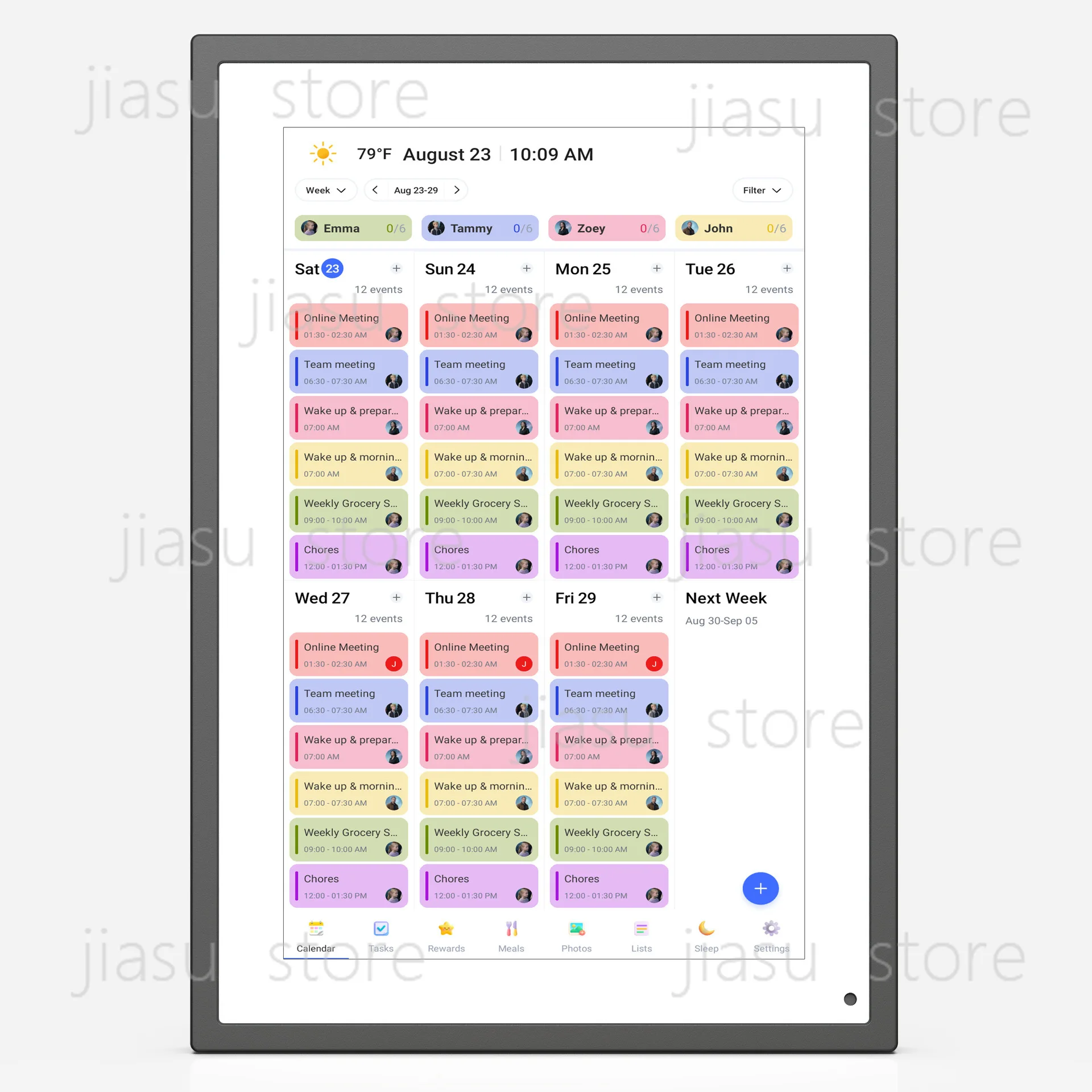 Calendar Photo Frame 32 Inch Smart Cloud Photo Frame Electronic Album Digital Photo Frame Schedule Planning Electronic Calendar