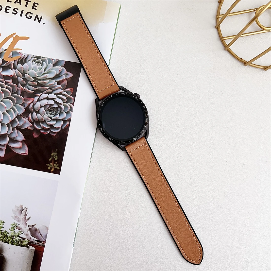 Siliconen bandjes voor Samsung Galaxy Watch 4 5 6 7 40/44 mm Magnetische gesp voor Galaxy Watch 4/6 Classic 47 mm 42 46 mm Lederen banden