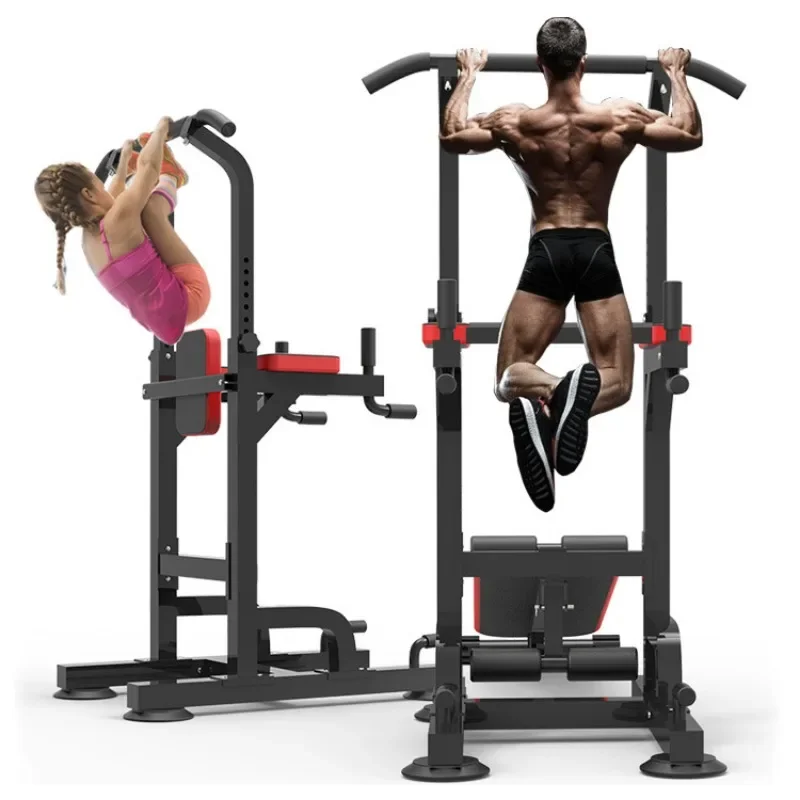 Multifunctional Indoor Horizontal Bar Fitness Equipment Single Parallel Bars with Backrest Steel Pull Up Bar Height Adjustable