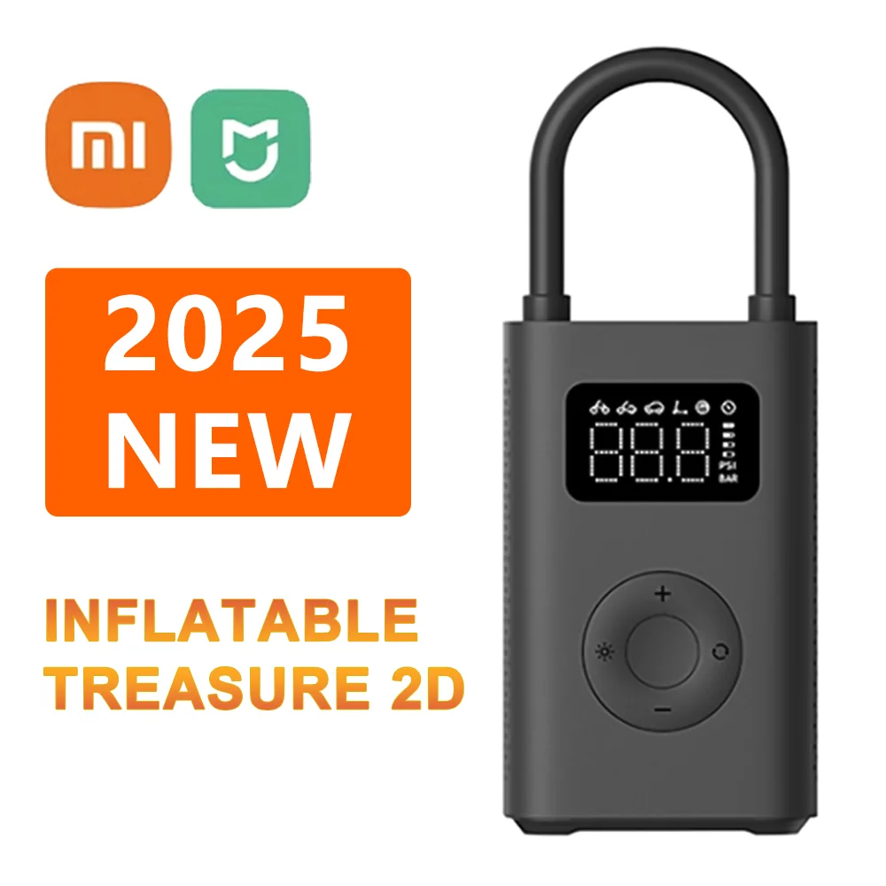 Xiaomi Mijia Air Pump 2/2D  Portable Electric Air Compressor Inflatable Treasure 2/2D 150psi  Pressure Motorcycle  Car  bicycle