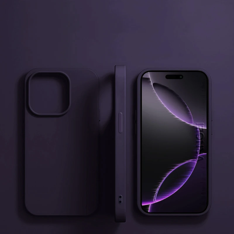 Originele Vloeibare Siliconen Telefoon Case Voor APPLE iPhone 11 13 12 14 15 16 Pro Max Plus 16E Gevallen Schokbestendige Beschermende Achterkant