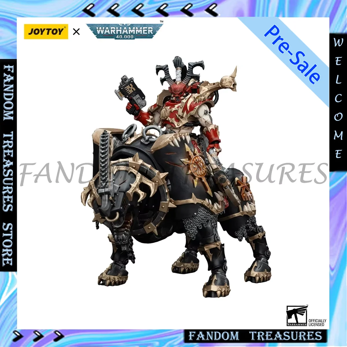 [Pre-Order] JOYTOY Warhammer 40K 1/18 Action Figures World Eaters Lord Invocatus Anime Figure Collectible Model Boy Toys Gifts