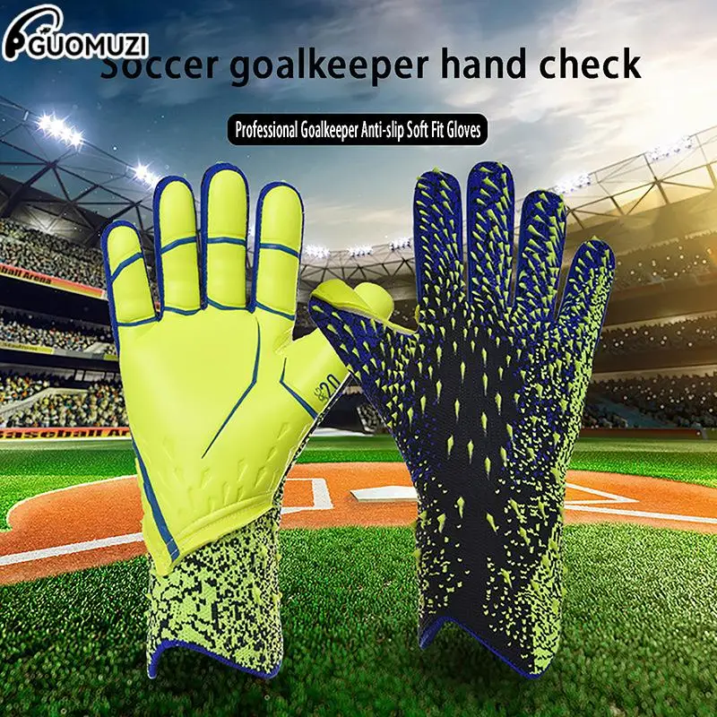 

Soccer Goalkeeper Gloves Thickened Children Adult Latex Fingerless Training Breathable Comfortable Soccer Goalkeeper Gloves