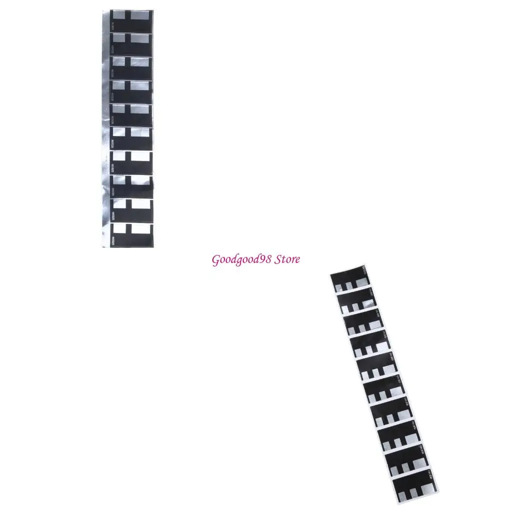 10Pcs Sticker 135 Film Pack Film Cassette Coded Sticker for ISO50 ISO100 ISO160 ISO200 ISO250 ISO320 ISO400 ISO500 W8EC