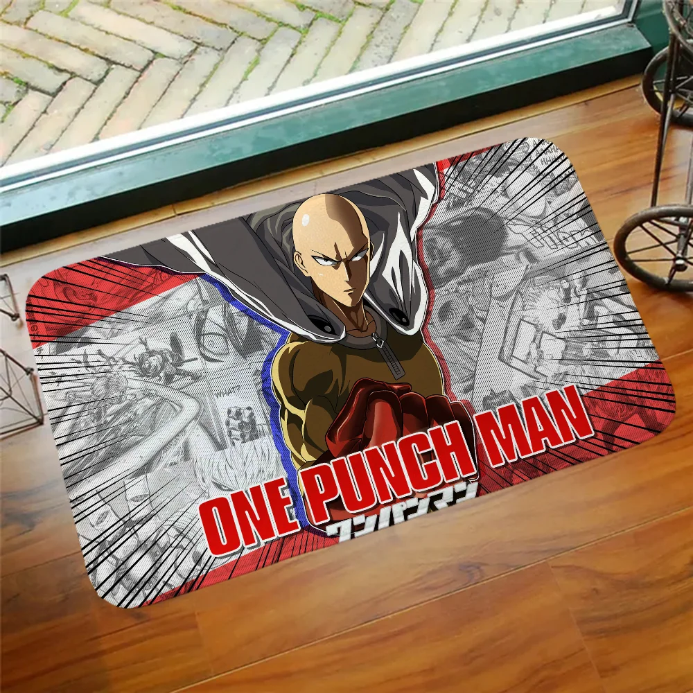 

Bedroom Rug Mat for Hallway on the Floor Bathroom Kitchen Carpet ONE-PUNCH-MAN Entrance Doormat Outdoor Home Accsessories Custom