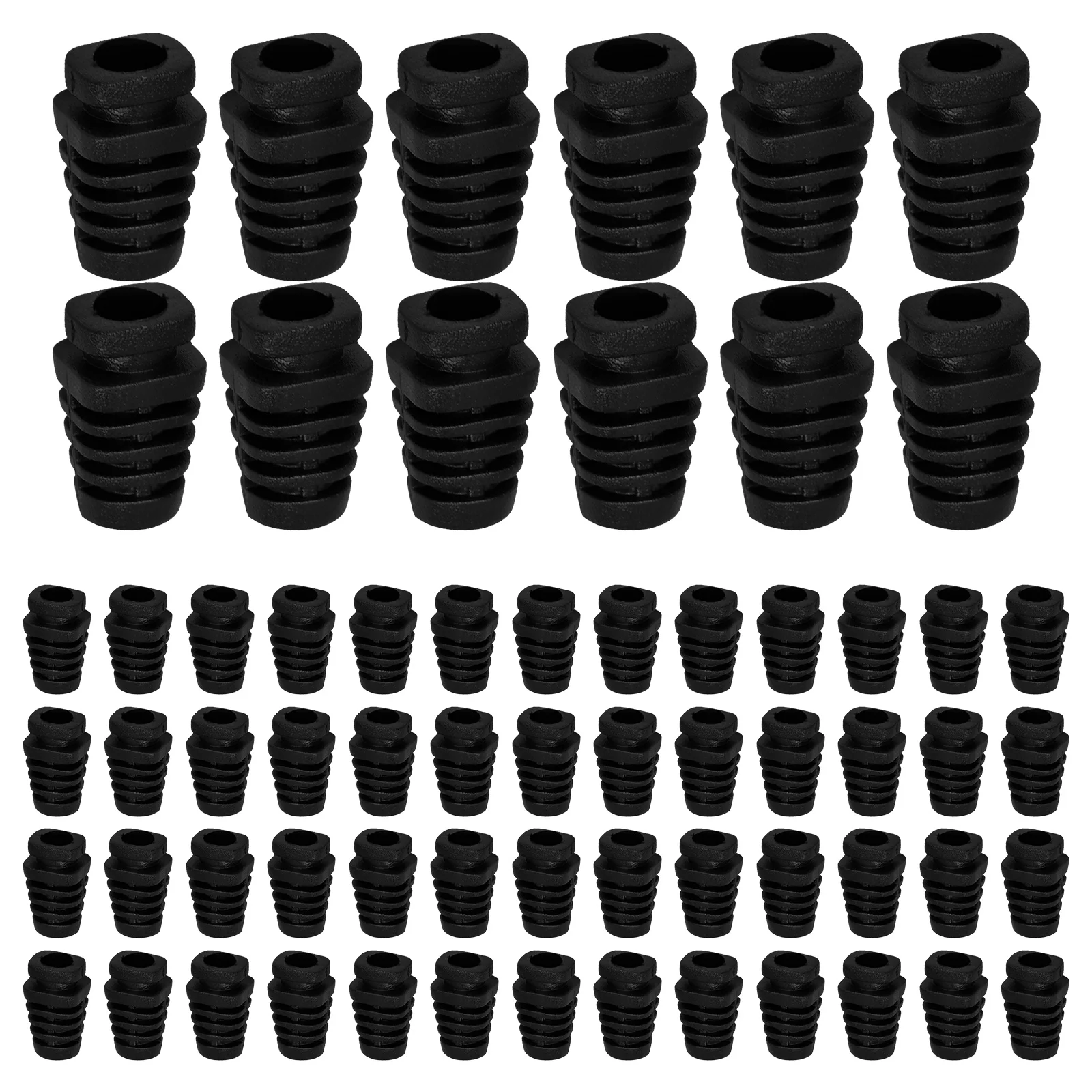 

100Pcs Cable Glands Spiral Strain Relief Cord Grip Protector Secure Wire Gland Connector for Electrical Wire Protection