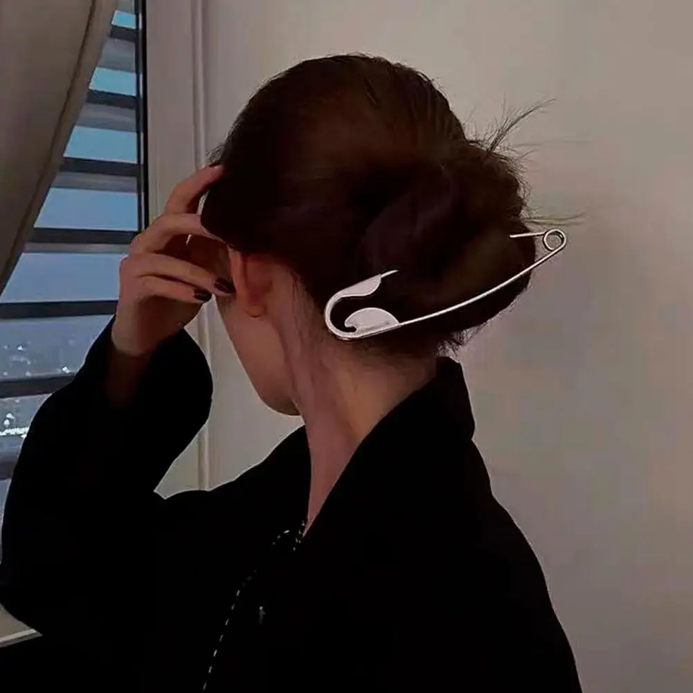 Jepit Rambut Logam Besar Model Peniti Baru Untuk Wanita dan Anak Perempuan, Aksesoris Rambut, Jepit Rambut, Penjepit Rambut, Hiasan Kepala, Hadiah