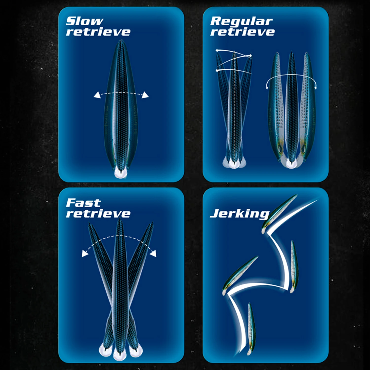 EJA D1 Minnow Wobbler Sumergible 130mm - imagen 4