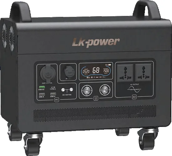 

LKPOWER Backup Battery Pack Portable Power Station 2000W 1536Wh Solar Generator with PD100W Output