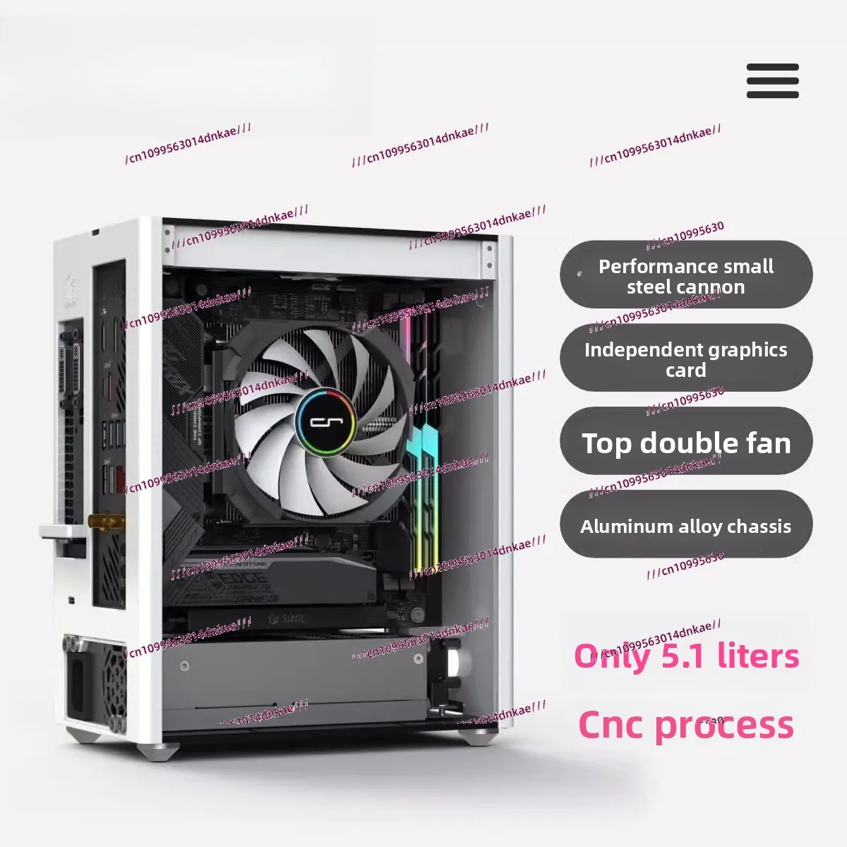 

[Version 5.0] SIXGE K2S Chassis MINI ITX A4 Mini CNC K39 Ghost S1 Lgk2s