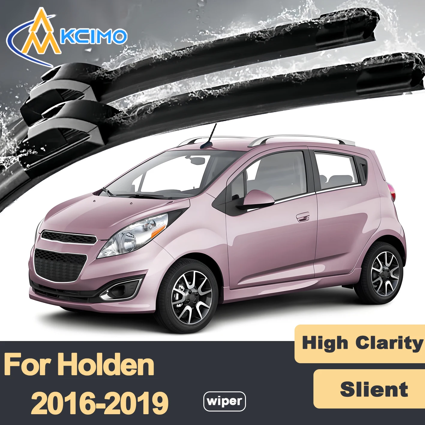 

Premium Rubber Durable Silent Windshield Wiper Blades 2pcs for Holden Spark MP 2016-2019 Chevrolet Spark Front Wiper Blades Set