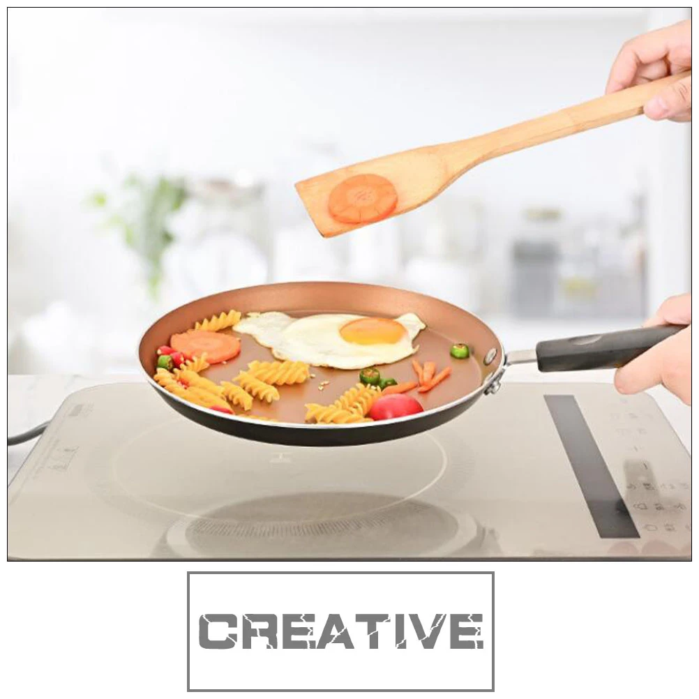 

Nonstick Aluminum Alloy Pancake Pan Small Frying Saucepan Portable Fried Egg Steak Pan Heat Insulation Anti Scalding Comfortable