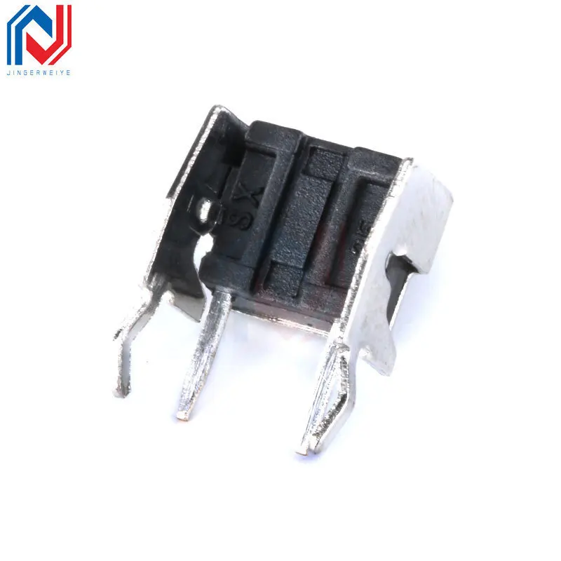 20PCS  Mini Micro Momentary Tactile Push Button Switch 6*6*4.3/5/6/7/8/9.5mm Right Angle With stent  4 Pin DIP Micro Switch