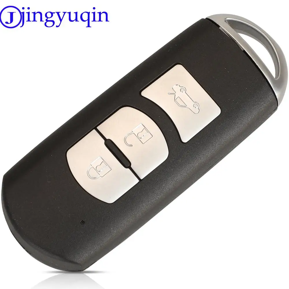 jingyuqin 3-przyciskowa obudowa inteligentnego kluczyka do MAZDA M2 M3 M5 M6 CX-3 CX-5 Demio Axela Premacy Atenza Car Remote Keyless Case Fob