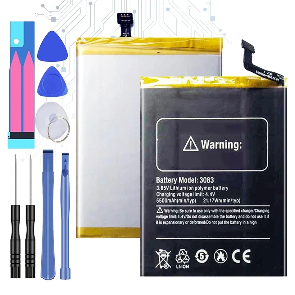 Mobile Phone Battery For Ulefone Armor 7 5500Mah