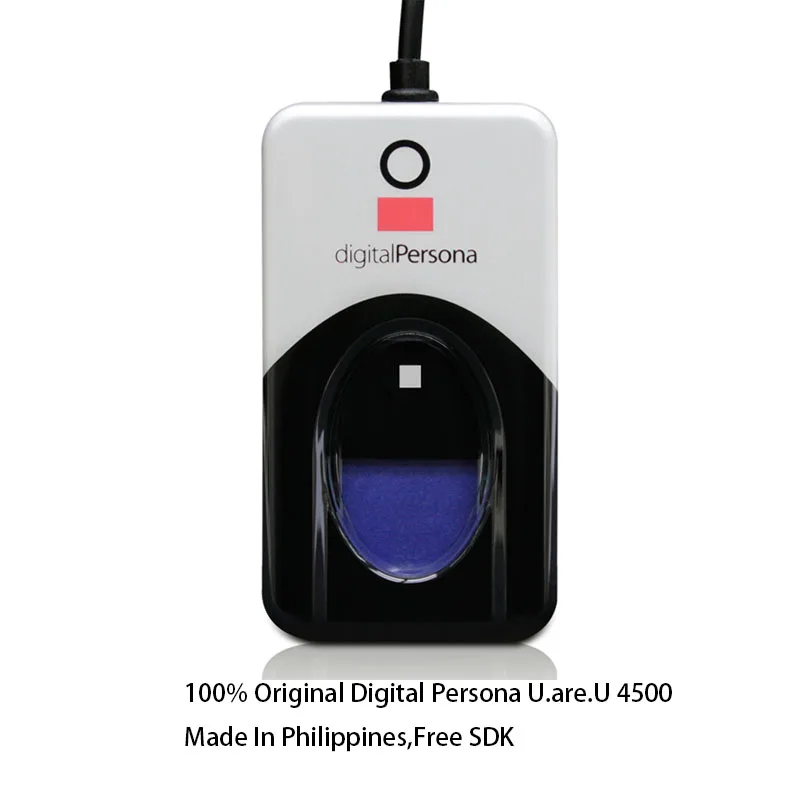 100% Persona Digital U.are.U 4500 USB pemindai sidik jari biometrik pembaca sidik jari mewah 4500 buatan Filipina