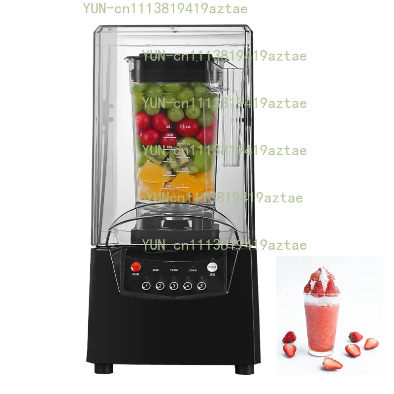2600W Heavy Duty Commercial Sand Ice Machine 6 Blades Mixer Juicer Food Processor Ice Smoothies Blender High Power Crusher