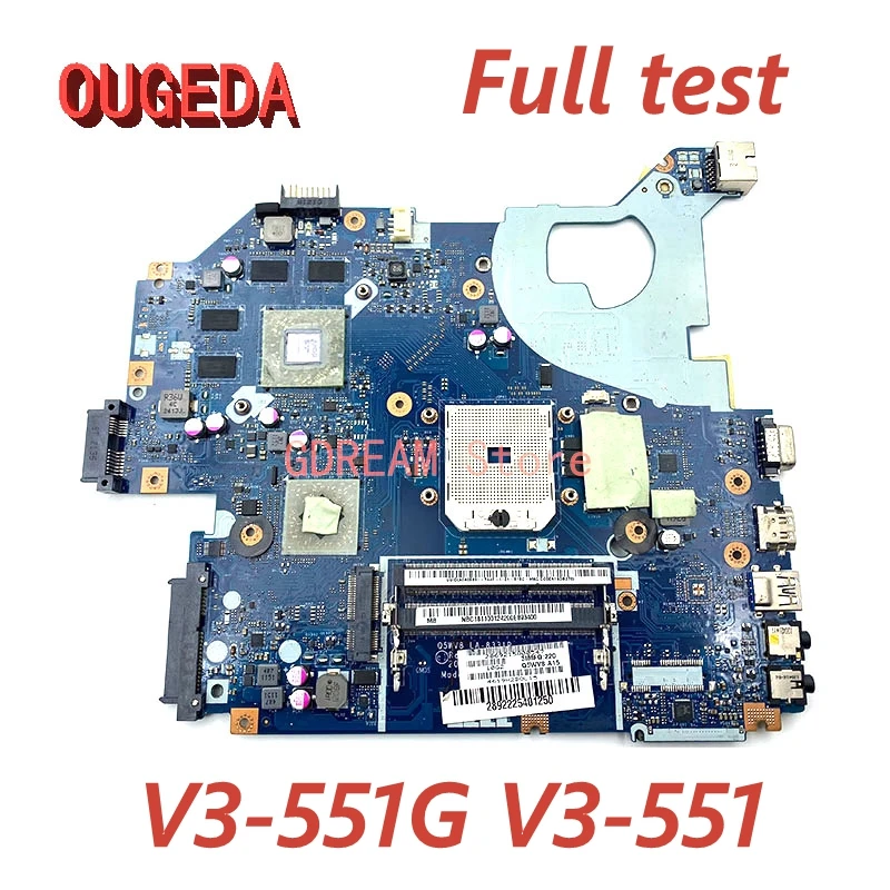 OUGEDA Q5WV8 LA-8331P NBC1811001 for ACER V3-551G V3-551 laptop motherboard socket FS1 HD 7670M GPU DDR3 main board full tested