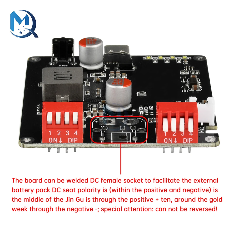 140W Bidirectional Fast Charger Module High Power Lift Voltage 2S3S4S5S6S Lithium Ion Battery Charging Board IP2366