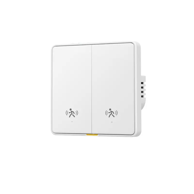 

【THANKSGIVING DAY】Tuya WIFI Smart Light Switch With 5M Radar Human Motion Detection Alarm Sensor No/Need Neutral Wire Switch B