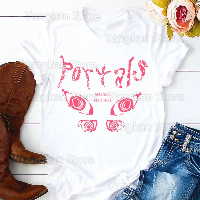 

Melanie Martinez Portal Women Cartoon Mom Summer Print Lady T-shirts Top T Shirt Ladies Womens Graphic Female Tee T-Shirt