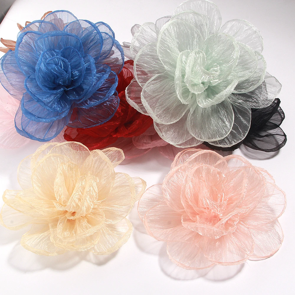 FlordeteladehilodegrantamañoestiloHadade18cmparabroche,joyeríaparamujer,accesoriosderegalo,Pin,ramilletedevestido-AliExpress15