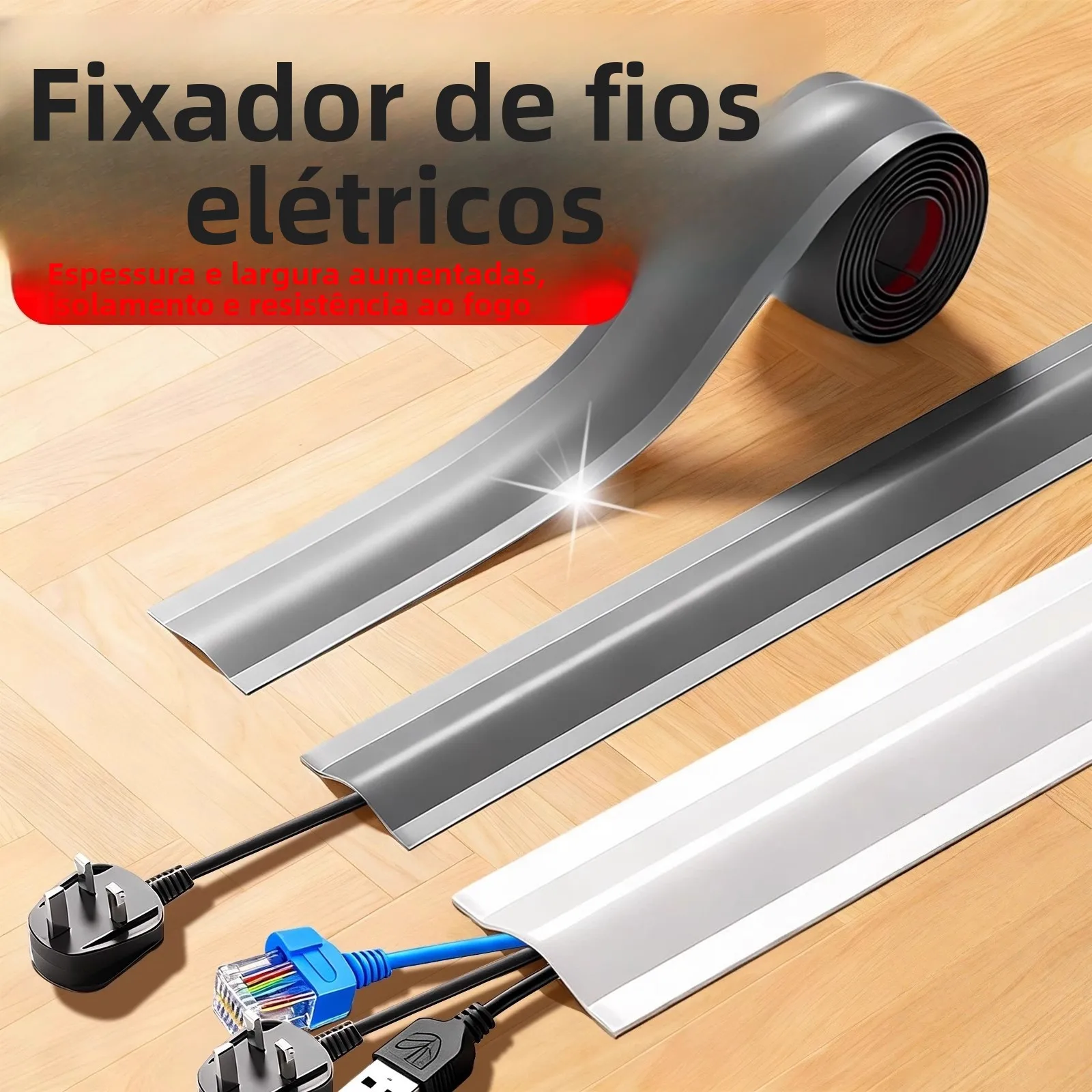 自己粘着式フラットラインスロット隠蔽ケーブルネットワークライン延長ボードライン管理滑り止め付きエステティックケーブルトレイ