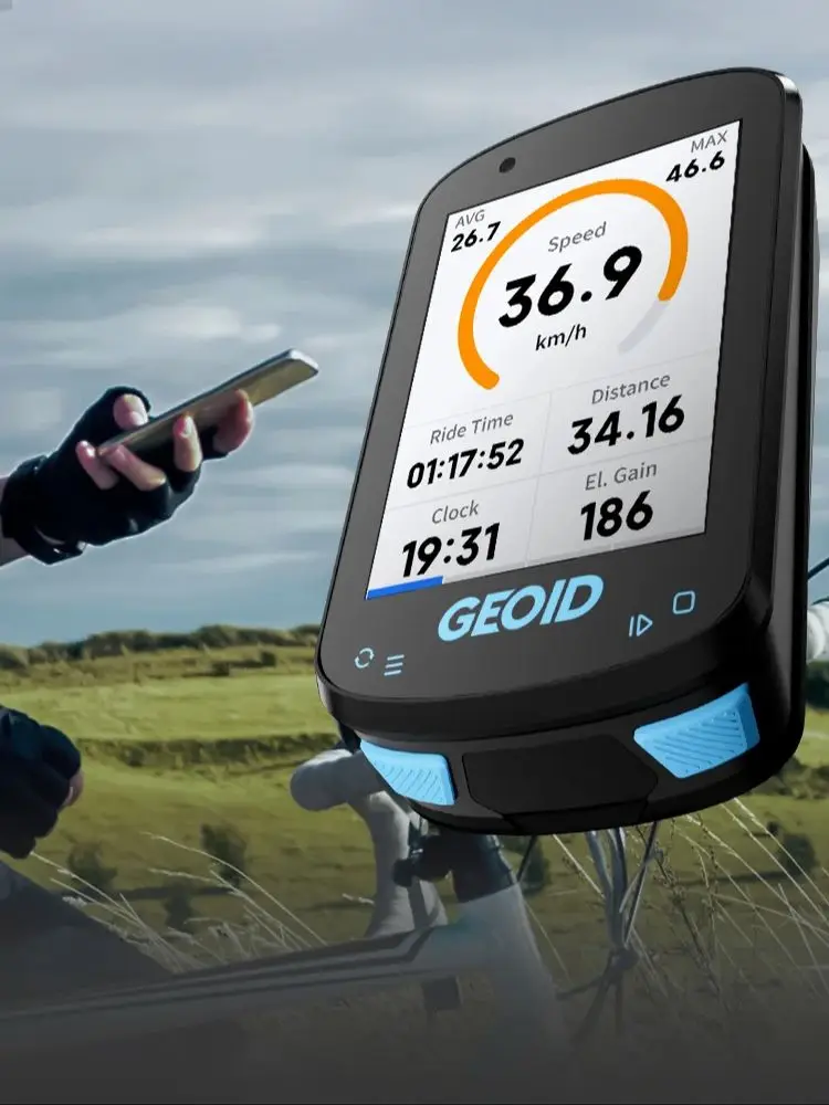 AliExpress GEOID CC600 Bike Computer Wireless Color Screen Bicycle Speedometer ANT+ WIFI Cycling Speedometer IPX7 Waterproof Odometer
