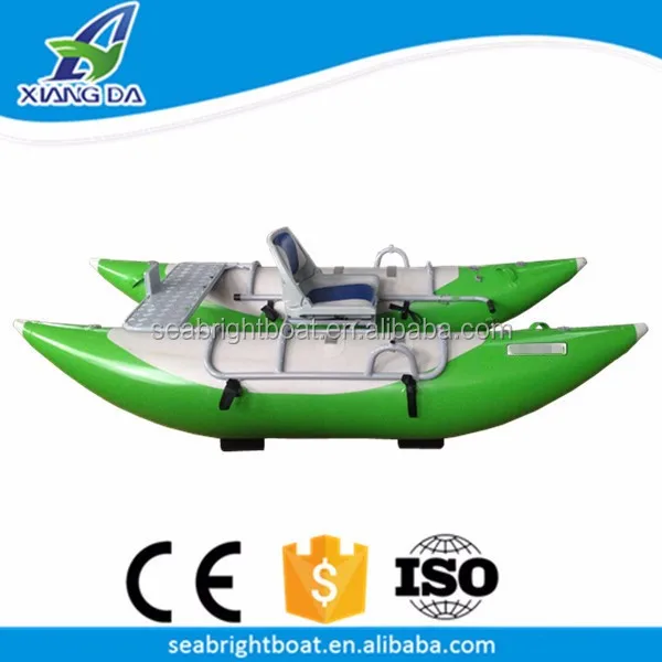 PVC Tubes And Aluminum Frame Fishing Cataraft For Sale