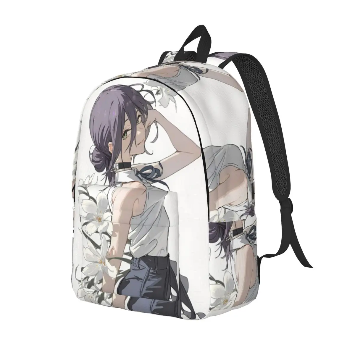 Chainsaw Man Reze Backpack for Boy Girl Kids Student School Bookbag Anime Daypack Preschool Primary Bag Durable