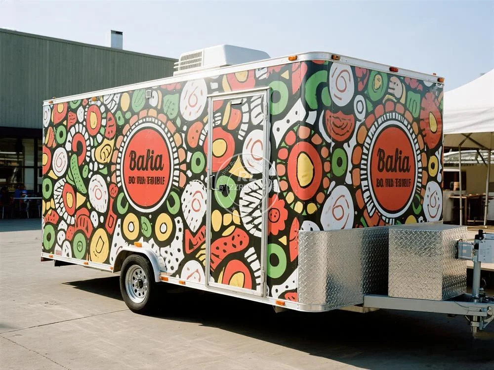 

Customized Street Mobile Food Carts Fully Kitchen Equipment Kiosk Concession Food Truck Trailer Sale