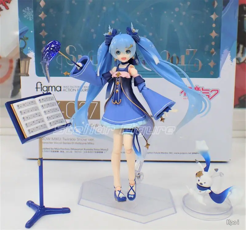 【SF】In Stock Original Max Factory FigmaEX37 Miku Snow Mirai 2017 Figures Collection Animation Gift