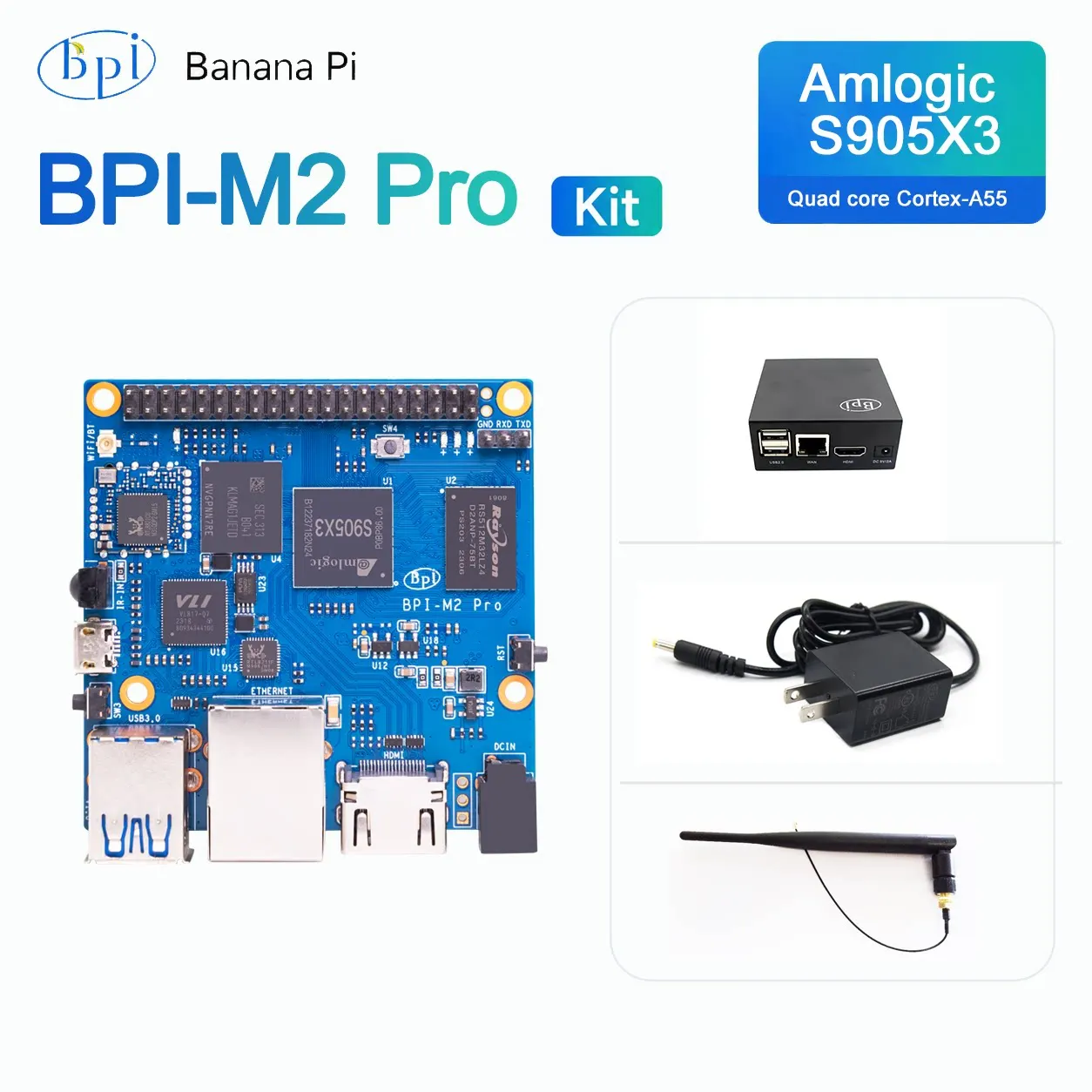 Hot-selling Package of Banana Pi BPI-M2 Pro Open-Source Development Board