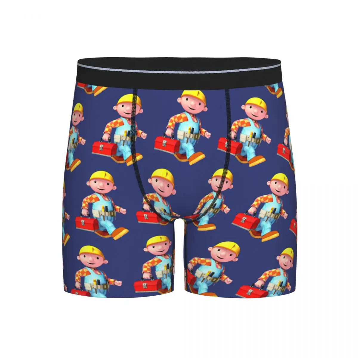 

Long Boxer Underpants Shorts Bob The Builder Panties Male Soft Underwear for Homme Man Boyfriend Gifts