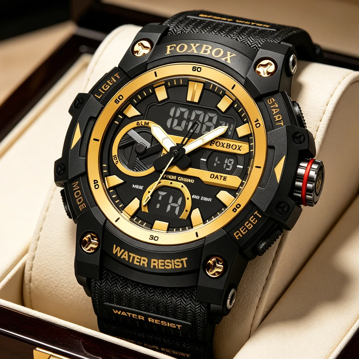 LIGE Fashion Digital Watches For Men Top Brand Luxury Military Waterproof Watch Men Casual Sport Dual Display Watch Montre Homme