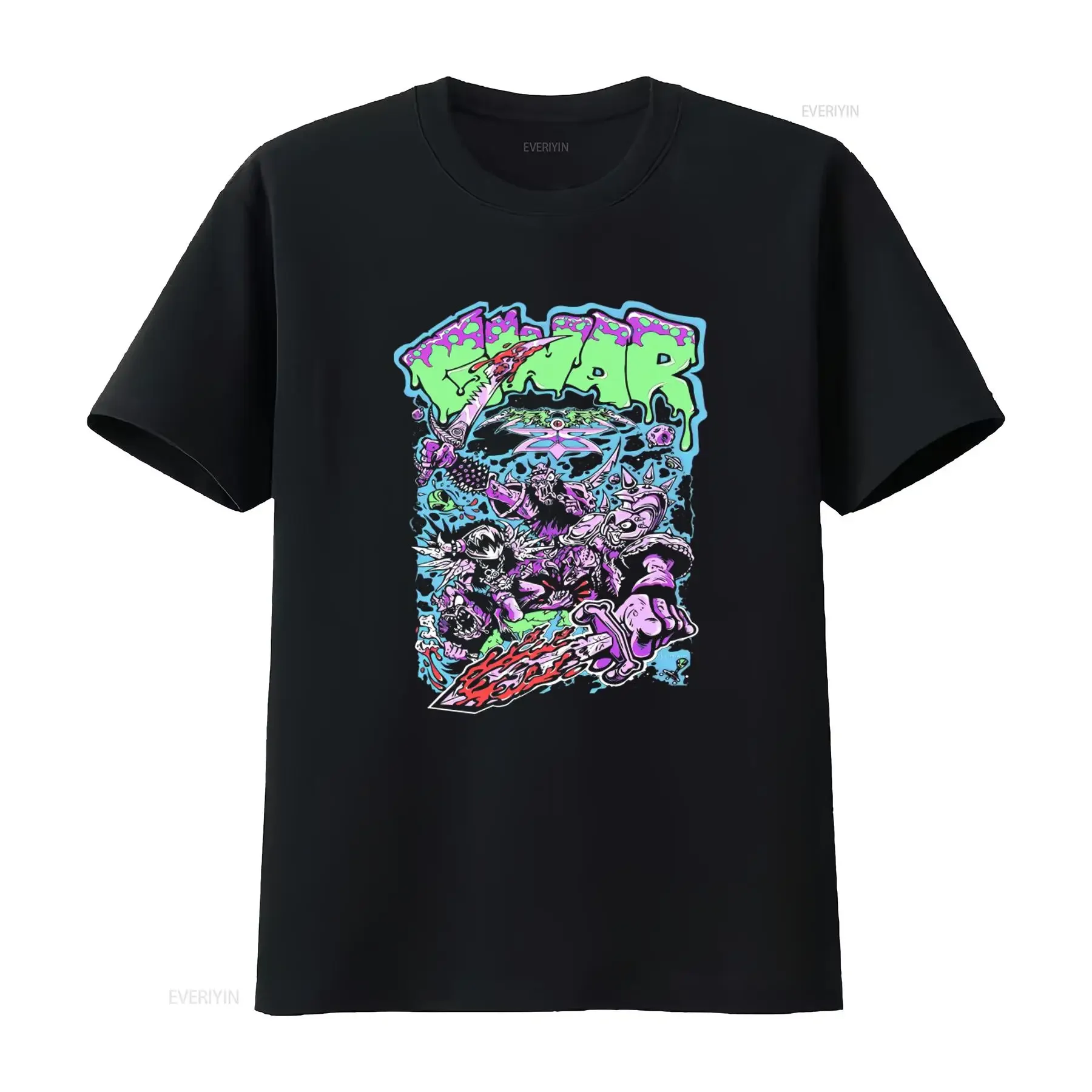 Gwar Alien Decapitation Print New Black T Shirt for Men and Women Available in All Sizes S 5XL vintage Washed Breathable homme